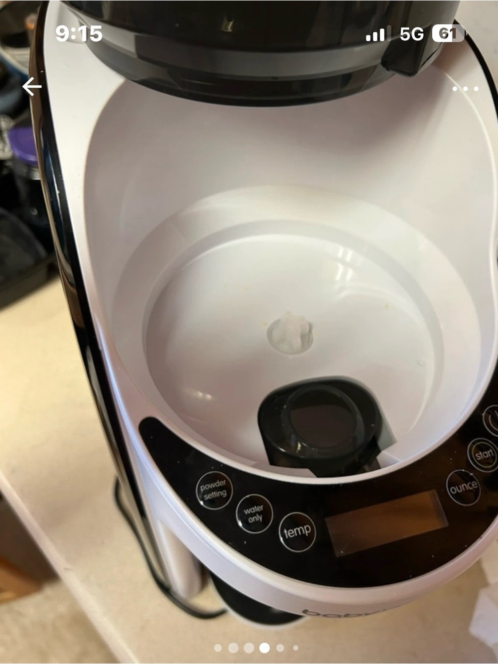 Baby Brezza Formula Pro - White and Gray Automatic Formula Maker - Picture 5 of 8